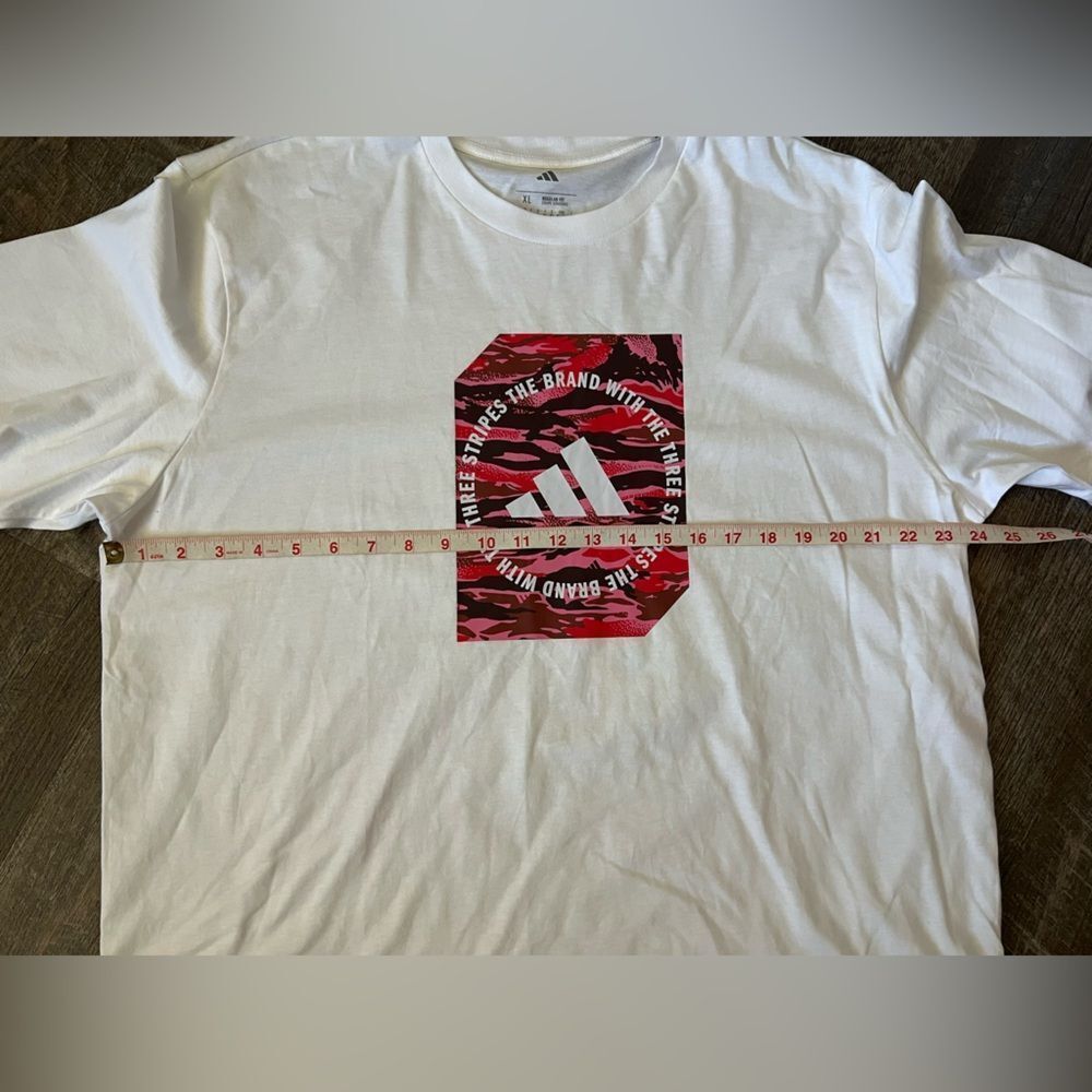 Adidas Camo Box T-Shirt- Size XL - Picture 7 of 8
